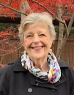 Headshot of hearing access ambassador Ruth Bernstein smiling outdoors