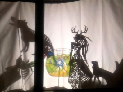 Magical shadow puppet show