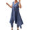 Thumbnail: Flared dress, midnight blue,  in nettle blend