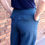 Thumbnail: Cropped trouser, petrol, in nettle