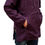 Thumbnail: Hooded jacket, aubergine, in nettle with cotton lining