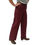 Thumbnail: Trouser, maroon , in pure hemp
