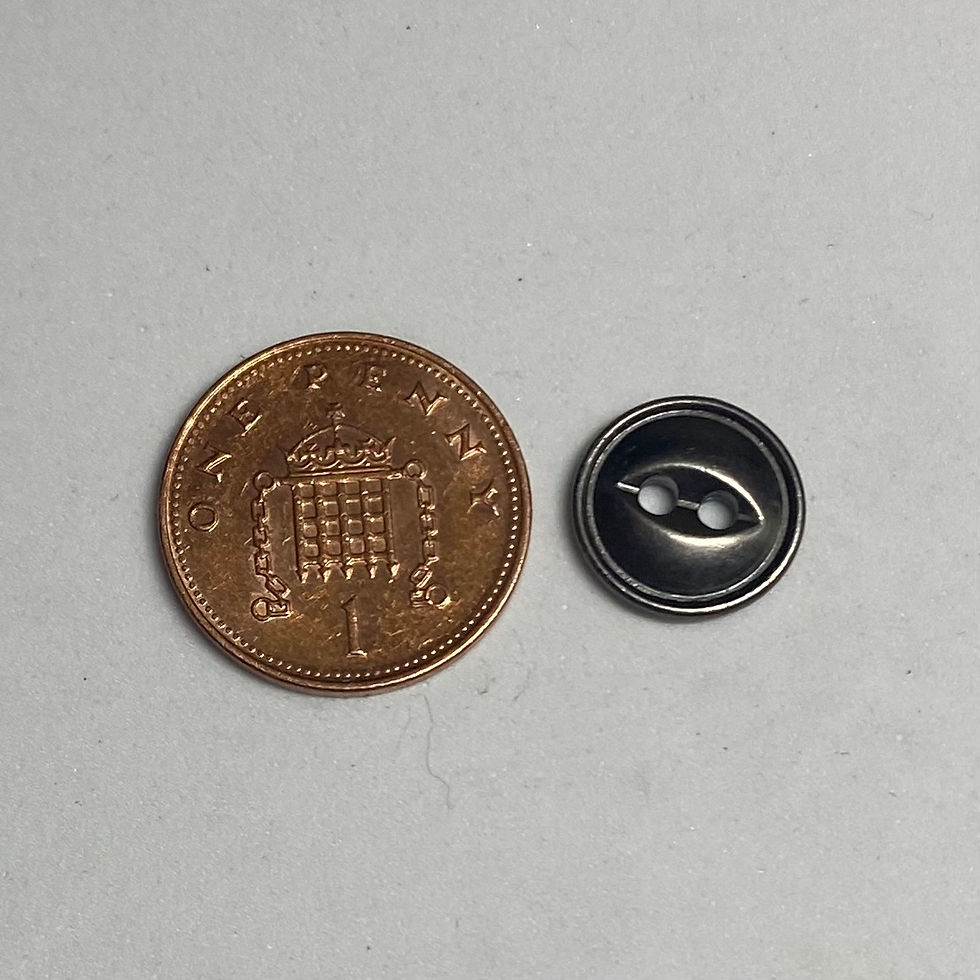 Thumbnail: Metal button, fish eye, 13mm