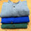 Thumbnail: Stand up collar shirt, steel blue, in nettle