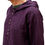 Thumbnail: Hooded jacket, aubergine, in nettle with cotton lining
