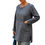 Thumbnail: Long shirt, midnight blue, in nettle