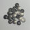 Thumbnail: Metal button, fish eye, 13mm