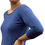 Thumbnail: 3/4 sleeve T-shirt, lavender blue, Bamboo