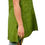 Thumbnail: Checkered short sleeve tunic, Lime, in nettle