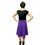 Thumbnail: Long wrap around skirt, purple, in nettle