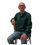 Thumbnail: Stand up collar shirt, teal, in nettle
