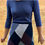 Thumbnail: 3/4 sleeve T-shirt, lavender blue, Bamboo