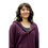 Thumbnail: Hooded jacket, aubergine, in nettle with cotton lining