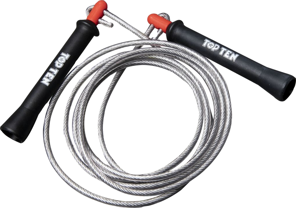 TOP TEN Jump rope PVC with rope made of steel