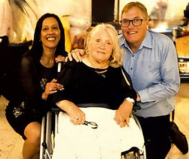 Era Goodland with adoptive parents