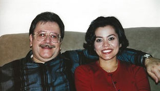 Huyen with father
