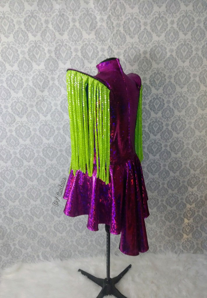 Thumbnail: Fushia and Lime Supernova Skater