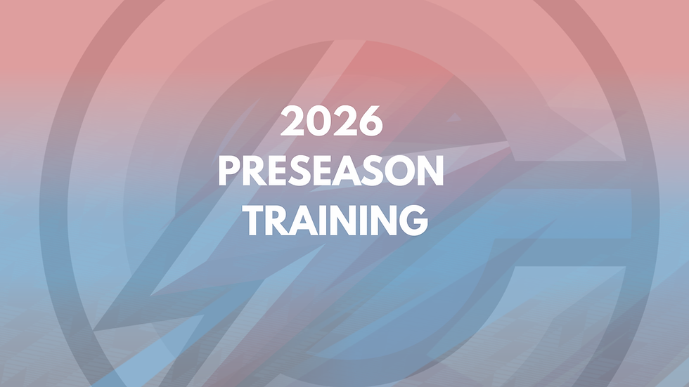 2026 Preseason Training