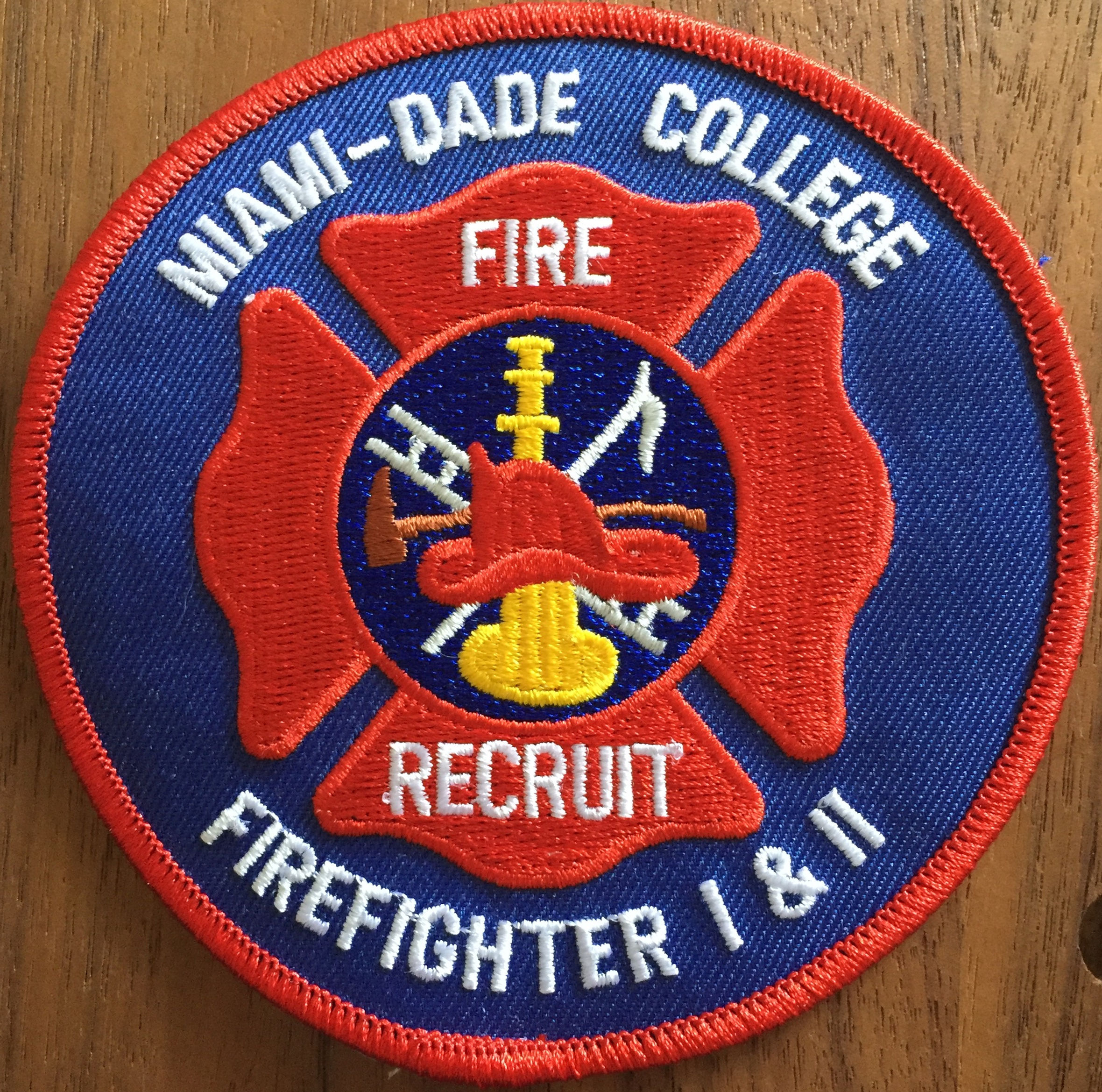 Miami-Dade College Fire Recruit Patch