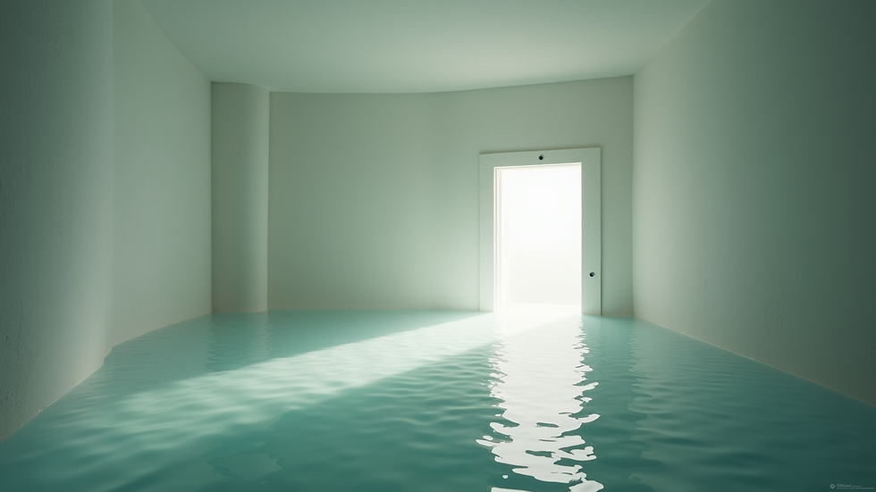 Vista a nivel de ojo de un colchón limpio y ordenado en una habitación luminosa