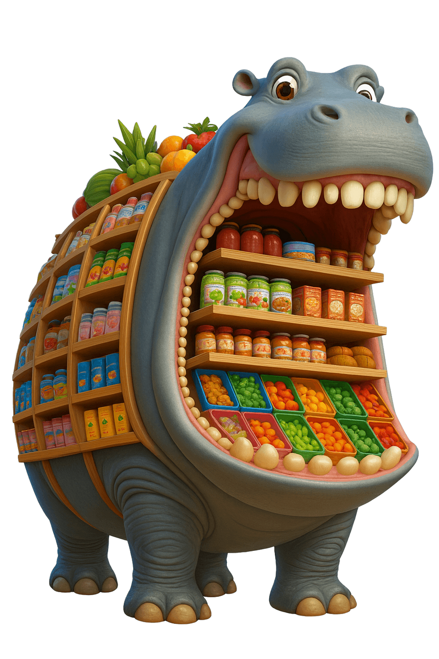 ヒポポタミーノ・スーパーマーケティーノの画像