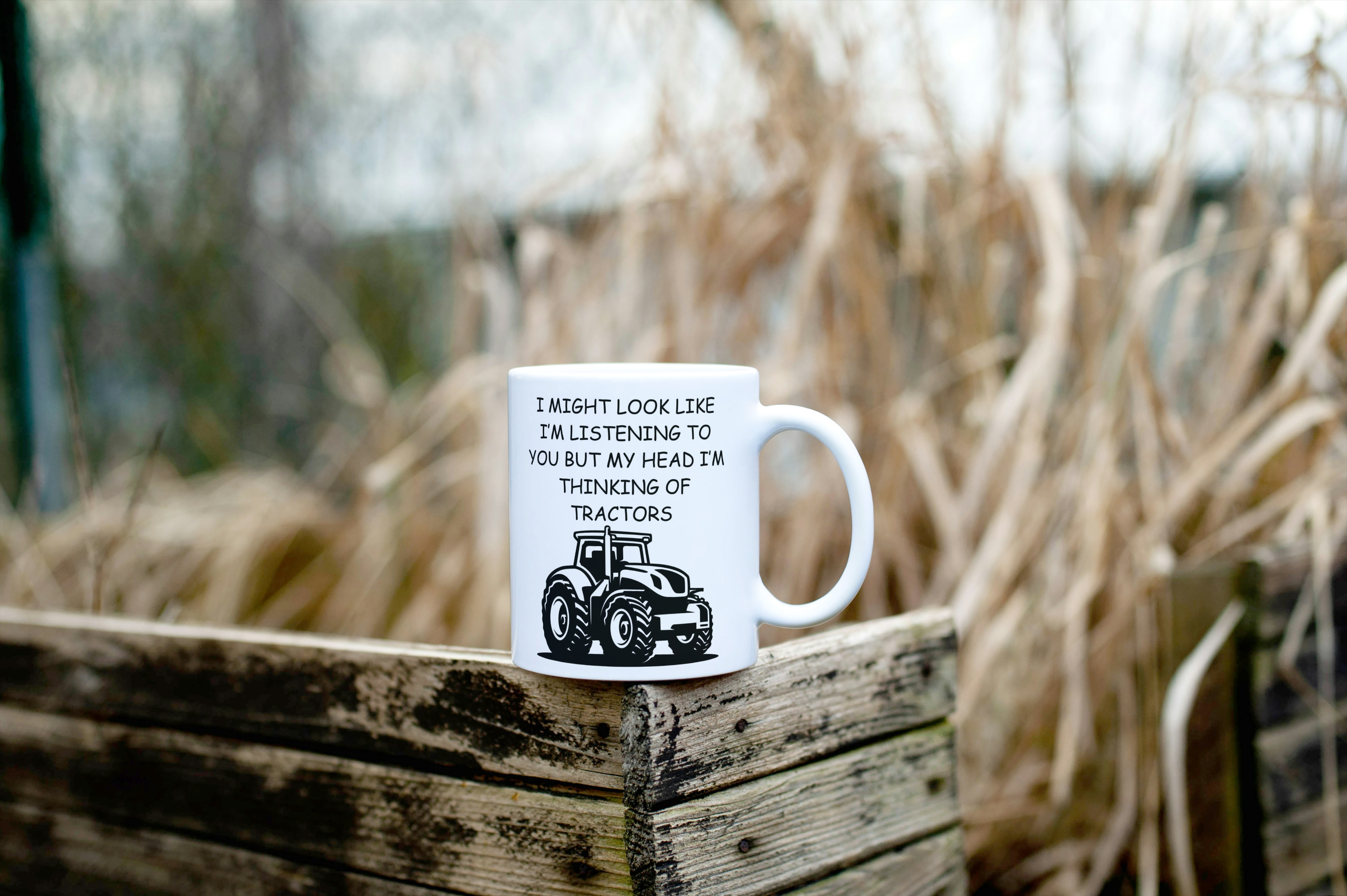 “Thinking of Tractors” Mug