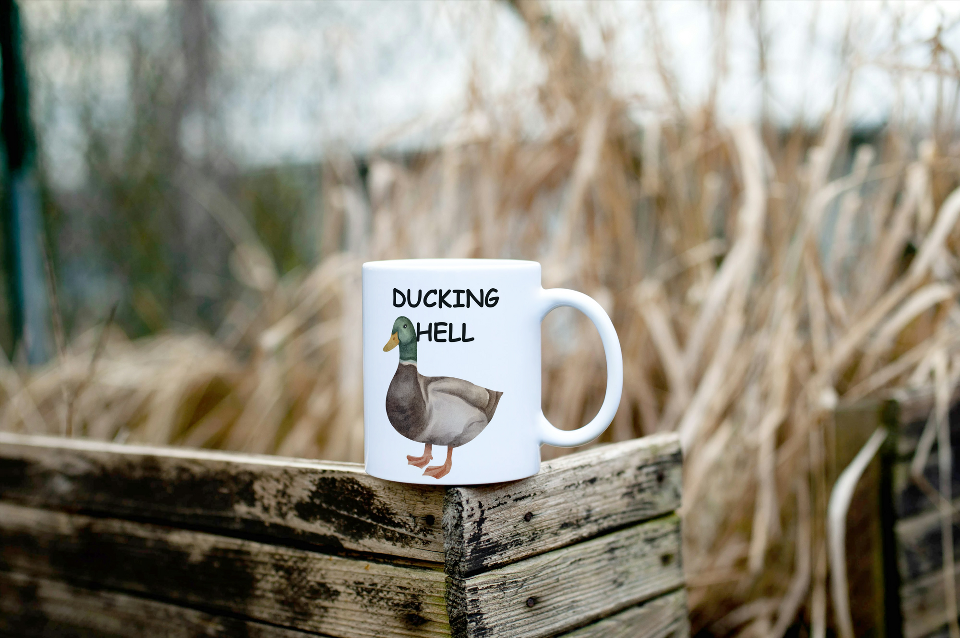 “Ducking Hell” Mug