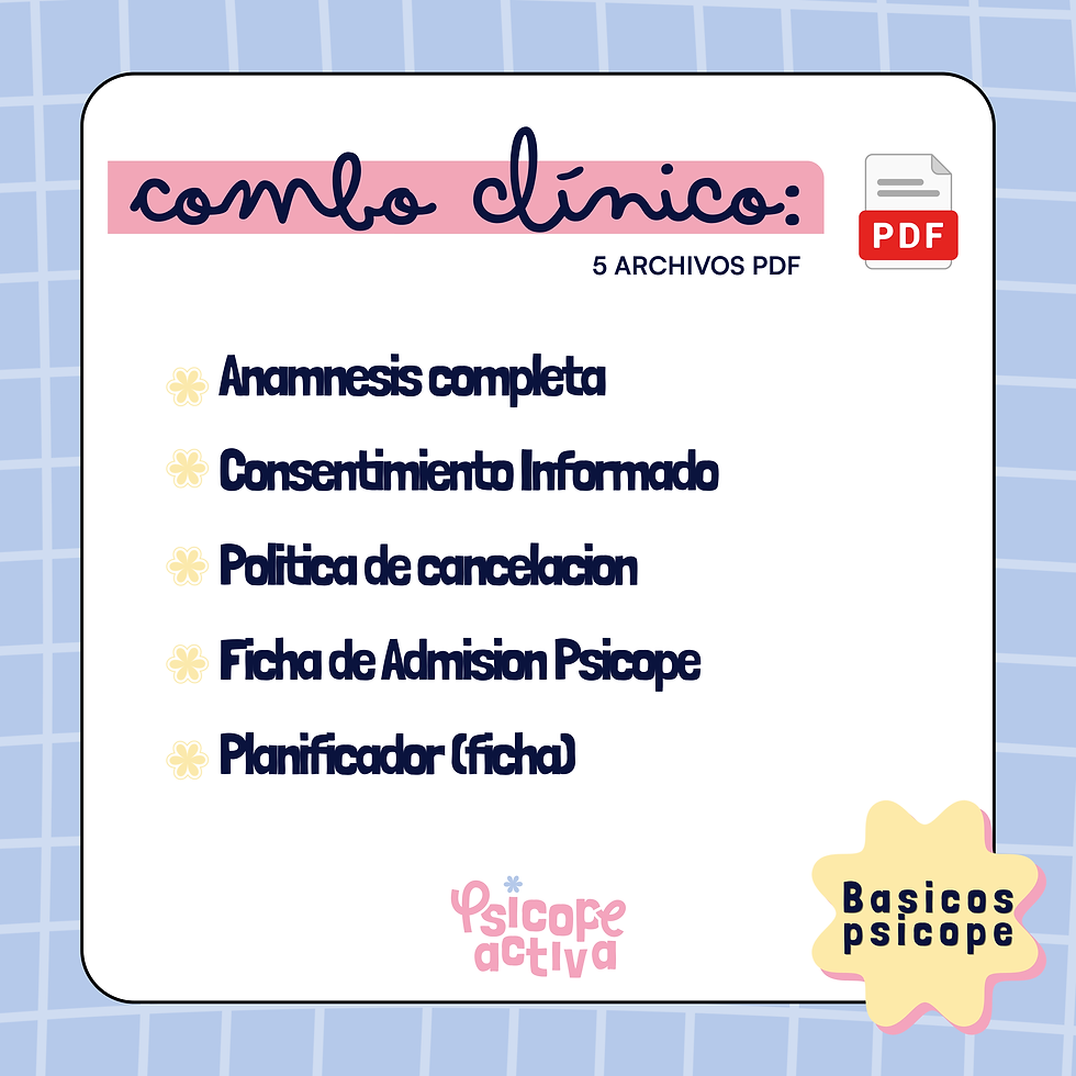 Miniatura: CLINICA PSICOPE BASICOS 