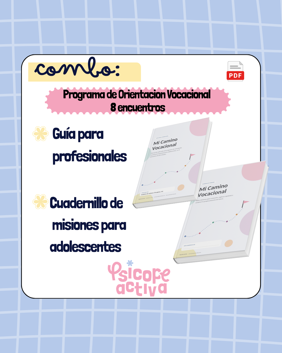 Programa de orientación vocacional-ocupacional para adolescentes - 8 encuentros