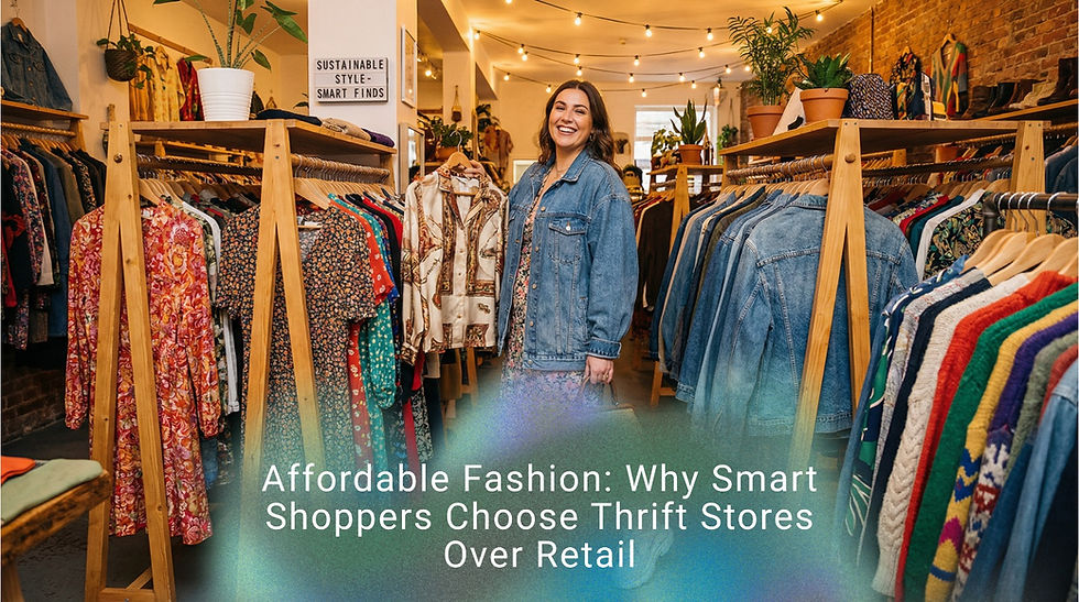Affordable Fashion: Why Smart Shoppers Choose Thrift Stores Over Retail