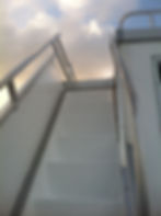 Heading up to the full rooftop deck!