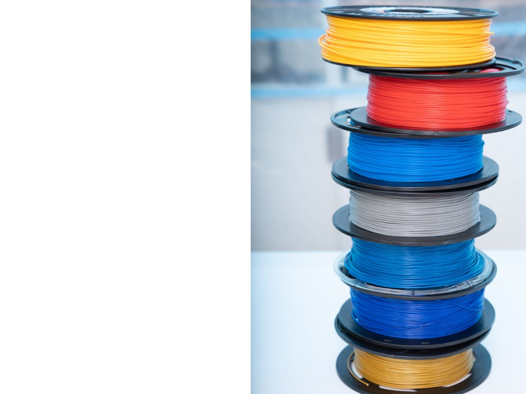 To the left Purchased Istock filament ro