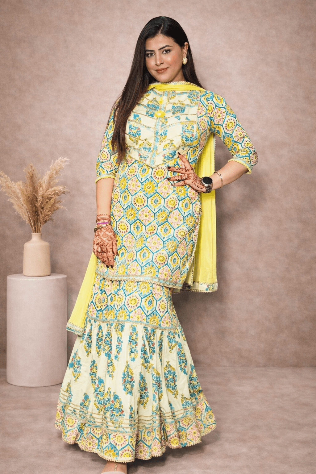 Cotton festive wear outfit