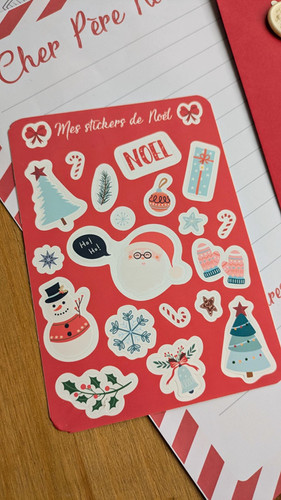 20029C - Kit De Papeterie Pour Écrire Sa Lettre Au Père-Noël