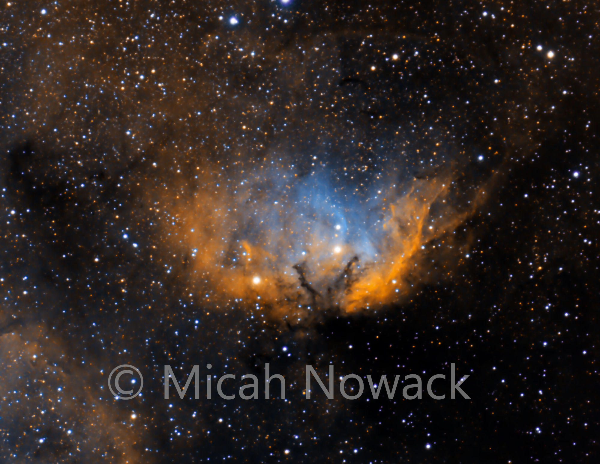 Tulip Nebula (Orange) Photo/Poster Print