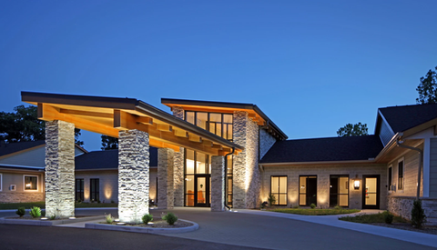 Exterior of the Sisters of Notre Dame Center