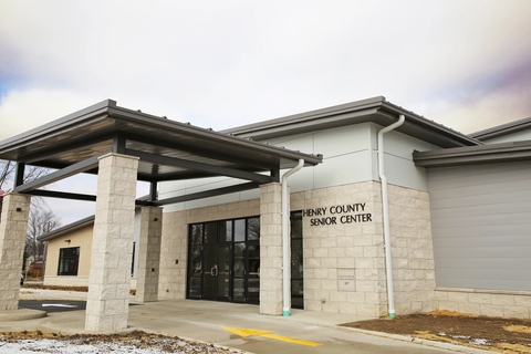 Exterior entrance of Henry County Senior Center