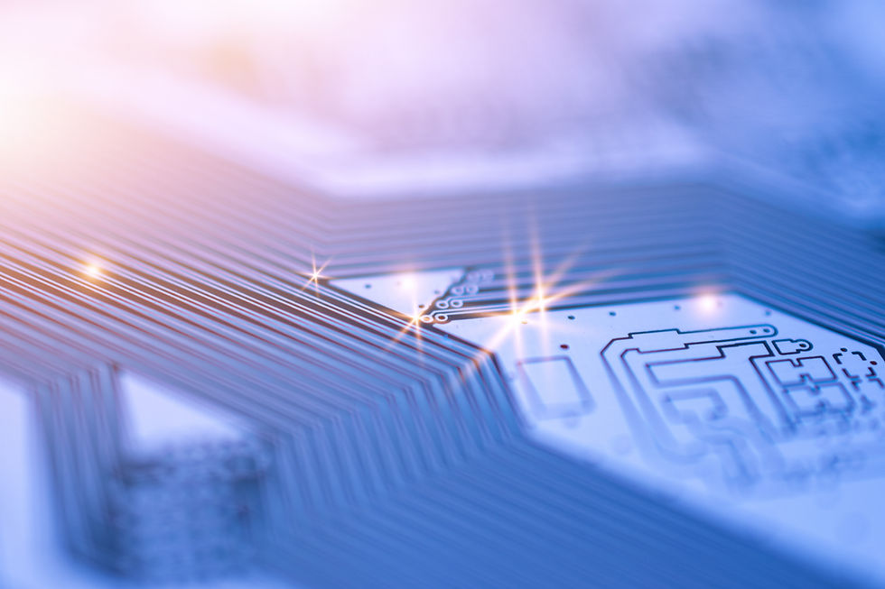 data center chip close up