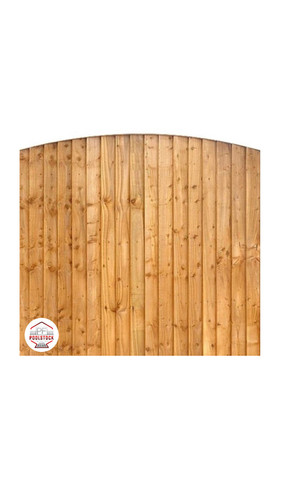 Heavy Duty Arched Close Board Panels | Poolstock Fencing | Wigan
