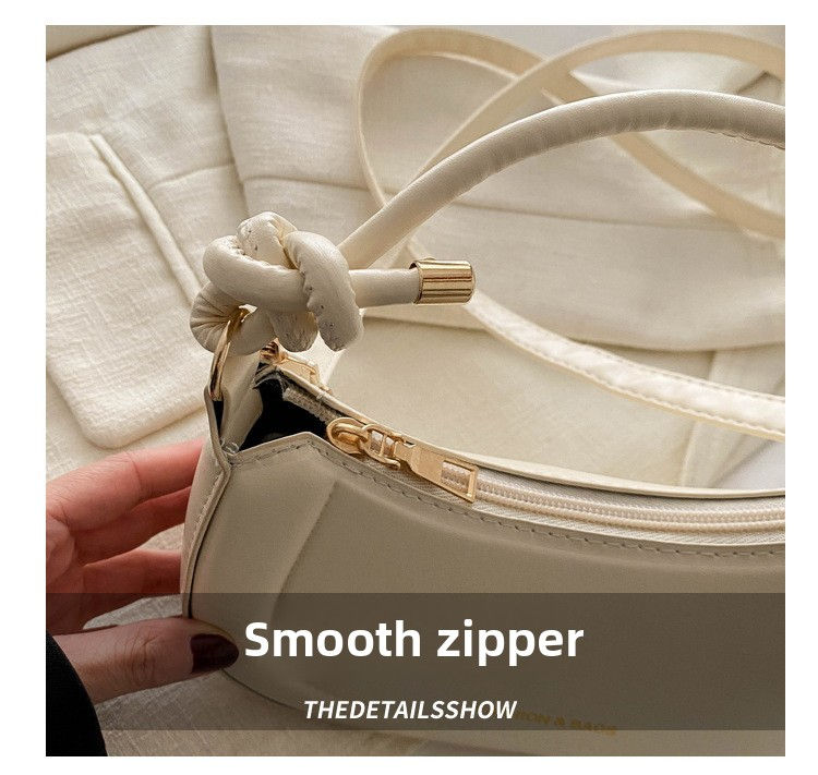 Thumbnail: French Luxury Fashion Women's Bag Handbags Ladies Solid Color High-end Texture V