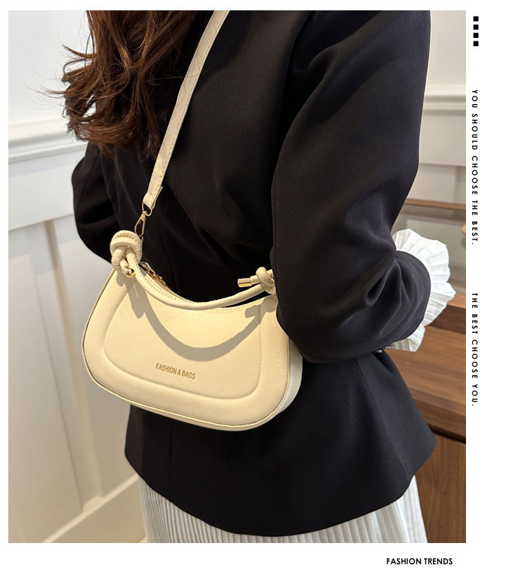Thumbnail: French Luxury Fashion Women's Bag Handbags Ladies Solid Color High-end Texture V