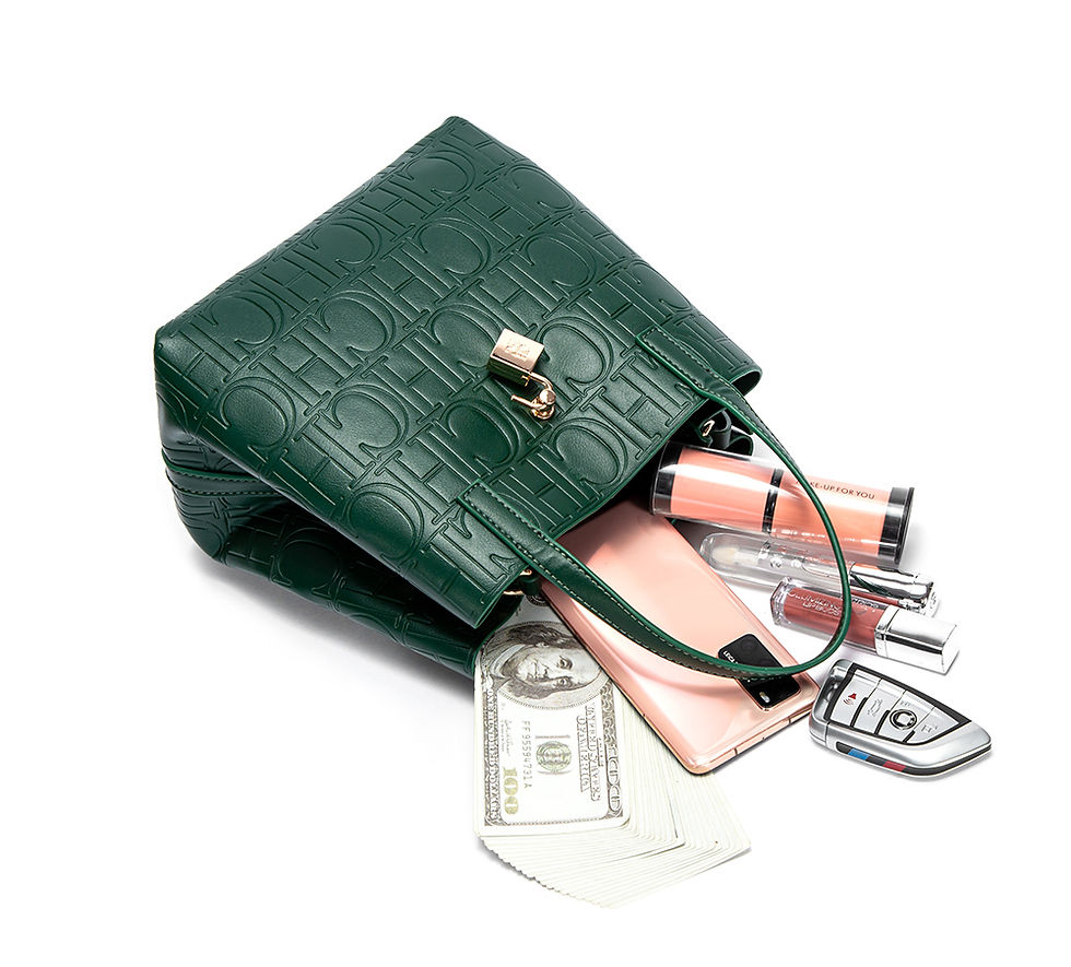 Thumbnail: Classic Simple Solid Color Women's New 2024 Large Capacity Handbag Letter Elemen