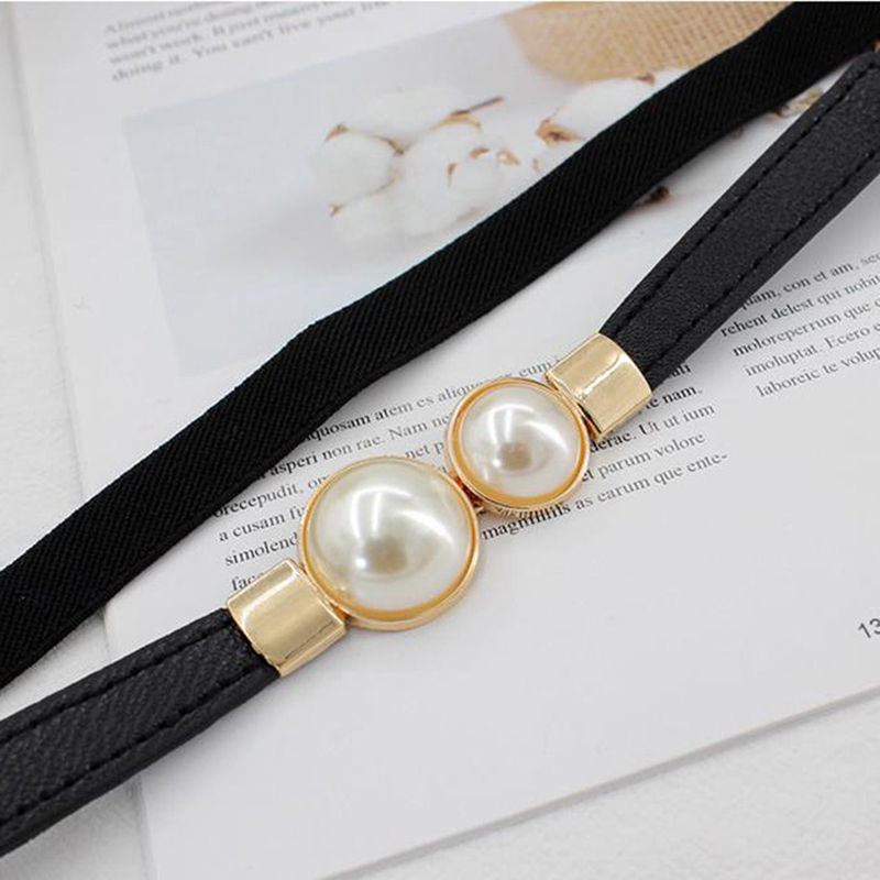 Thumbnail: Luxury Pearl Buckle Belt