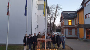 LU PSK studentu pasākums Ukrainas atbalstam, 15.03.2022.
