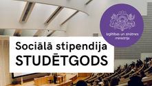 Stipendija “Studētgods” (pieteikšanās līdz 20.02.2023.)