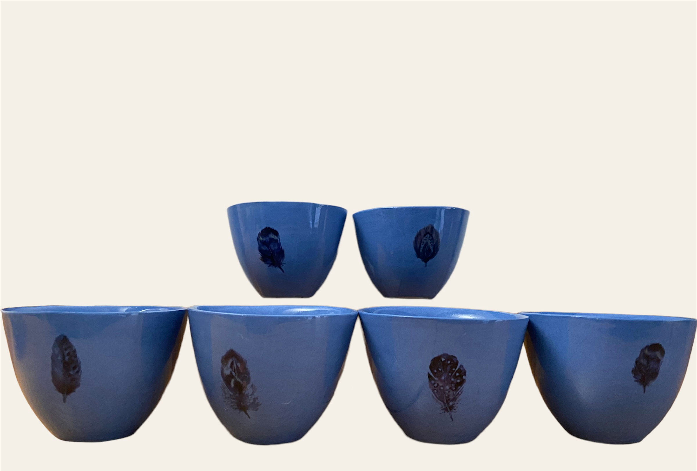 Tasses à café plume (vendues à l'unité)