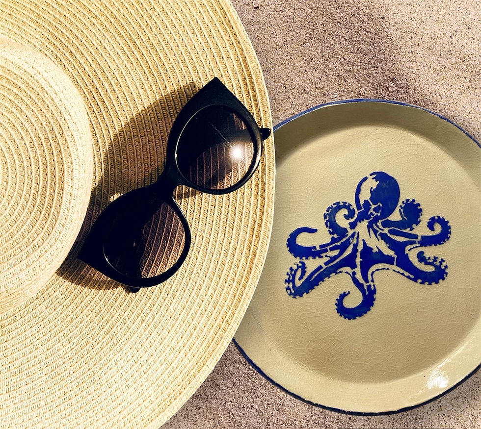Miniature : Petite assiette Octopus 