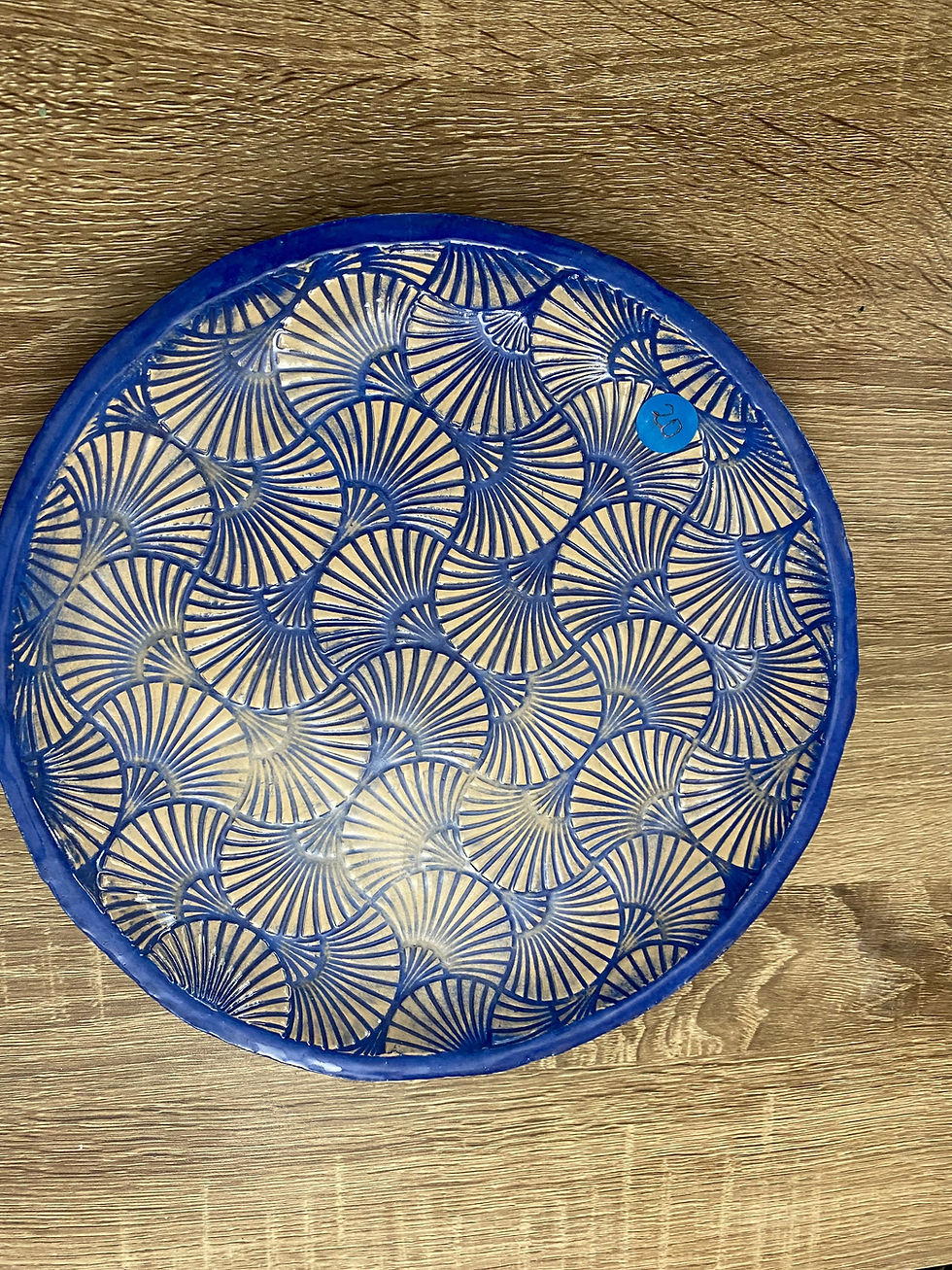 Miniature : Assiette « Éventails »