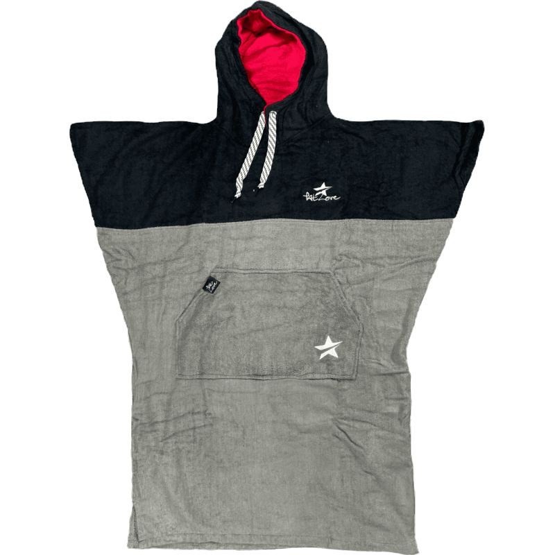 Patlove Poncho Grey Black