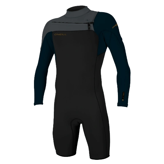 O'neill Hammer spring - Men Wetsuit - Chest Zip 2mm L/S Black/Abyss/Graphite